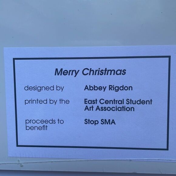 New in packaging “Merry Christmas” print with the three wise men & mat - Picture 8 of 8